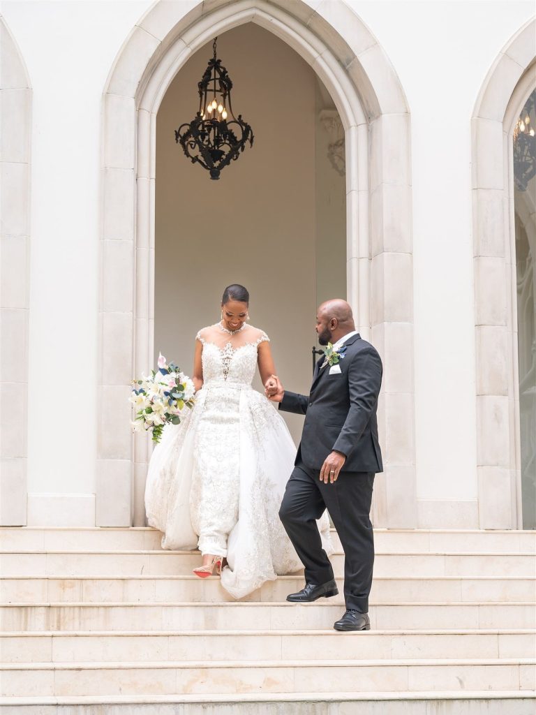 Who says you have to travel to elope? Gehrrie & Steven tied the knot in an elegant, intimate ceremony chateaunouvelle